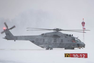 Det første NH90-helikopteret i endelig versjon ankom Norge 22. januar 2018.