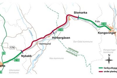 Kostnadsanslaget for E16 Slomarka-Nybakk er i dag på om lag 7 milliarder kroner, men både Statens vegvesen og Nye Veier ser muligheter til store innsparinger.