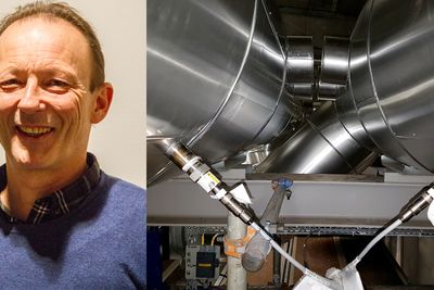 Oppfinner: Anders Meeg har brukt opp mot 20.000 timer med rådata, regneark og matematikk for å utviklet et system som i sanntid kan måle ammoniakklekkasjer. – Jeg har møtt stor forståelse hos min arbeidsgiver Norsk Energi, sier han.