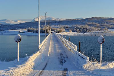 Illustrasjonsbilde av brua mellom Kvaløya og Håkøya i Tromsø kommune.