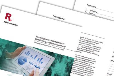 Riksrevisjonens undersøkelse av digitalisering i statlige virksomheter.