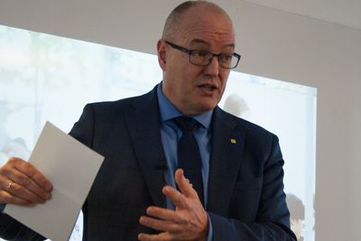 Rektor Gunnar Bovim ved Norges teknisk-naturvitenskapelige universitet (NTNU) tror sterkt på digitaliseringen, og forventer at den skal bidra til en veldig effektivisering av blant annet helsesektoren.