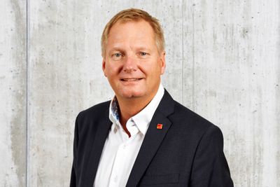 Portrettbilde Dag Andresen. Konserndirektør og adm. direktør i Veidekke Entreprenør AS.
