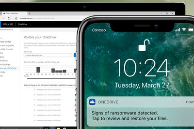 Onedrive får gjennopprettingsfunksjon, samt detektering av ransomware.