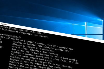 Help-kommandoen i Ledetekst-grensesnittet i Windows forteller bare om noen av de tilgjengelige kommandoene.