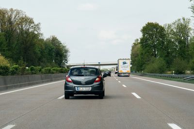 Kostbar oppgradering av Autobahn i Tyskland. 