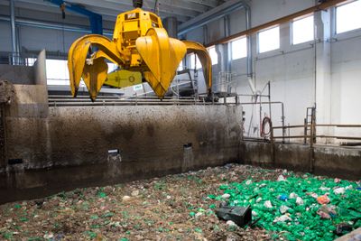 Fra åpningen av «Den magiske fabrikken» på Sem i Tønsberg i 2016. Her produseres biogass og biogjødsel.