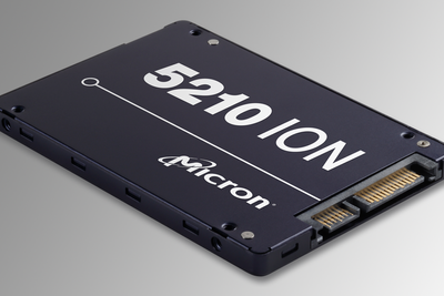 Micron 5210 ION SSD skal være den første som benytter Intel og Microns nye QLC 3D NAND-teknologi med 64 lag.