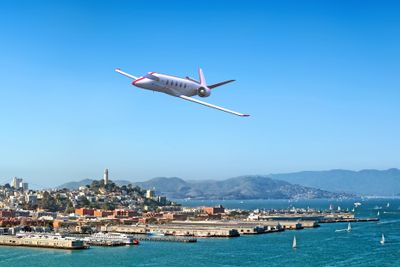 Elektrisk over San Fransisco: Om få år vil JetSuit fly mellom små byer i USA og beboere i San Fransisco kan få sitt første glimt av et elektrisk fly.