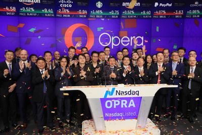 Opera LTD ble notert på Nasdaq-børsen i forrige uke.