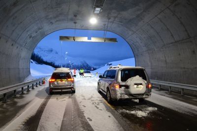 Den nye tunnelen i Sørkjosen åpnet i vinter. 
