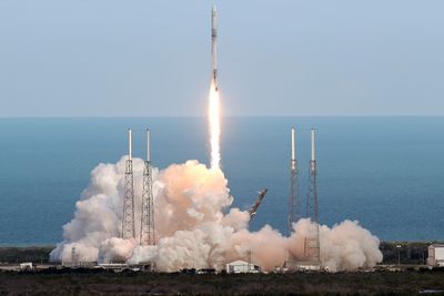 SpaceX-oppskyting tidligere i år.