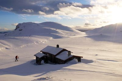  Prisene på fjellhytter varierer veldig i landet. I Sigdal, hvor denne hytta ligger, var snittprisen på 1.537.000 kroner i perioden 2014–2017. 