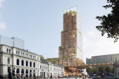 Utviklingsprosjektet «Nordisk lys» er et nytt høyhus på toppen av Oslo S.