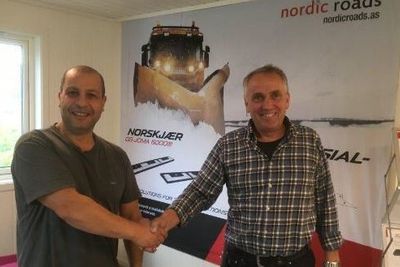 Bassam Jradi i GET Solutions og Sigbjørn Vatland i Nordic Roads.