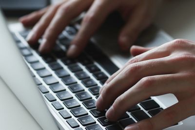 Hacker in front of his computer