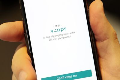 Mange opplever problemer med å logge inn i Vipps-appen i dag. Problemene er knyttet til leveringen av engangskoder på SMS. Bildet er tatt i forbindelse med et tidligere Vipps-problem.