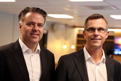 Geir Rostadmo-Strømme, salgsdirektør for enterprise-segmentet i Dell EMC Norge, og Christian Lorck, norgessjef i Dell EMC.