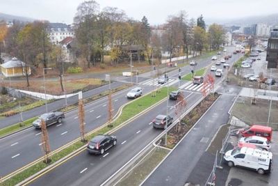 Drammenserne fikk mandag ta i bruk en helt nye Bjørnstjerne Bjørnsons gate. 