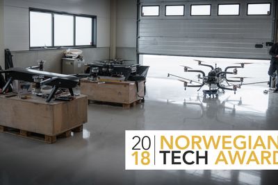 DRONEFABRIKKEN: Her i Sykkylven bygges de digre dronene fra Griff Aviation.
