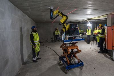 Norske nLink tjener nå penger på roboten som borer hull i betongtak.