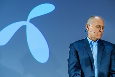 Konsernsjef Sigve Brekke i Telenor. Bildet er tatt på Telenor Fornebu i forbindelse med Berit Svendsens avgang som sjef for Telenor Norge.