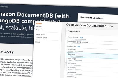 Amazon DocumentDB skal være kompatibel med MongoDB 3.6.