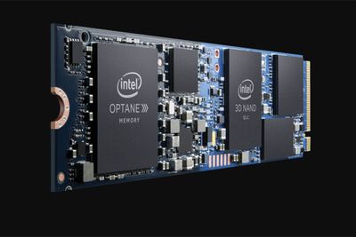 Intel Optane Memory H10 med M.2-formfaktoren.