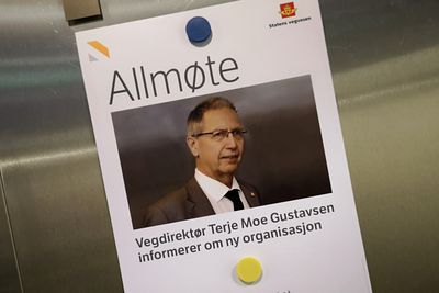 Vegvesenets 7000 ansatte ble innkalt til allmøte om den nye organiseringen av Vegvesenet.