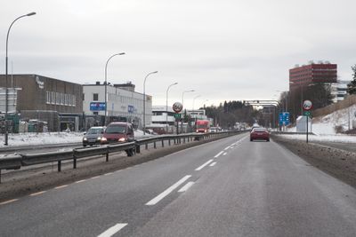 Østre Aker vei mellom Økern og Stovner er en av strekningene med miljøfartsgrense.