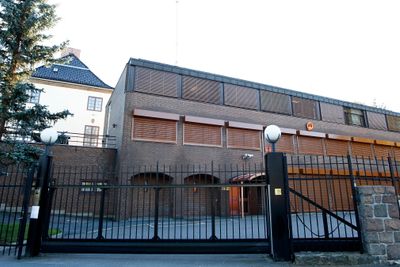 Folkerepublikken Kinas ambassade på Vinderen i Oslo. 