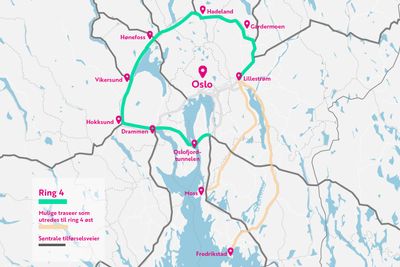 En moderne ring 4 med god veistandard vil kunne lose all trafikk som ikke skal til Oslo utenom hovedstaden