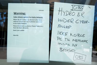 Norsk Hydro varsler alle sine ansatte om ikke å slå på pc da de er under et dataangrep.