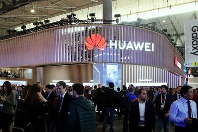 Illustrasjonsfoto. Fra Huaweis stand på Mobile World Congress 2019.