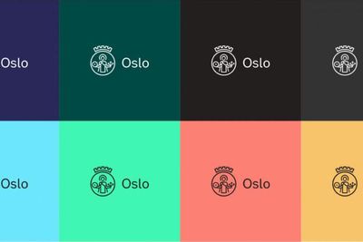 Oslo kommune får ny logo og nye farger. 