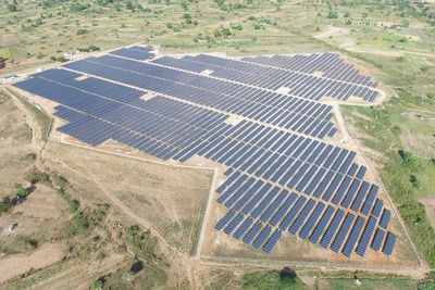 Bildet viser Soroti Solar Power Station - et 10 megawatts prosjekt utviklet under GET FiT Uganda.
