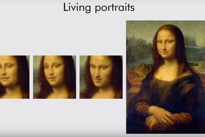 Forskerne laget blant annet en video av selveste Mona Lisa ved hjelp av den nye teknikken.