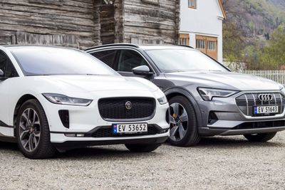 Jaguar I-Pace og Audi E-Tron.