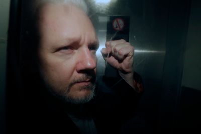 Julian Assange har tilbrakt flere år i Ecuadors ambassade i Storbritannia. 