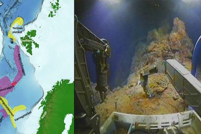 Oljedirektoratet er nå på nytt tokt i Norskehavet for å lete etter flere områder som kan inneholde havbunnsmineraler. I fjor gjorde de et funn som viste seg å inneholde høye andeler industrimetaller. 