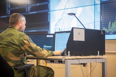 Cyberforsvarets operasjonssenter, også kjent som CDOC/Cyber Defence Operation Center på Jørstadmoen. Illustrasjonsfoto.