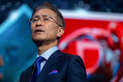 Sony ved toppsjef Kenichiro Yoshida kjøper seg opp i det norske IT-selskapet. Bildet er fra Sonys pressekonferanse på CES-messen i Las Vegas i januar 2019.