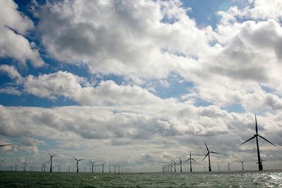 Storbritannia skal femdoble eksport av offshore vindteknologi til 2,6 milliarder pund innen 2030, skriver Ivar Slengesol. Bildet er fra Thanet offshore wind farm utenfor Kent i Sør-England.