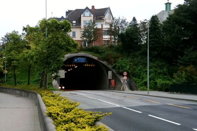 Bergelandstunnelen er 700 meter lang og går under Stavanger by.