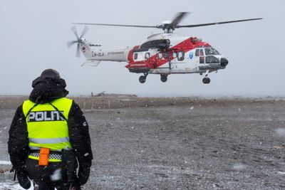 Sysselmannen har to Super Puma redningshelikoptere til disposisjon på Svalbard.