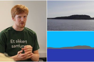 Mathias Leander (23) har sammen med sin medstudent Birk jobbet med å lage en ny måte å navigere på for førerløse skip gjennom sommeren.