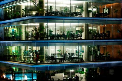 Grameenphones hovedkontor i Dhaka, Bangladesh. Selskapet har rundt 2500 ansatte, og omsatte i 2018 for 12,9 milliarder kroner.
