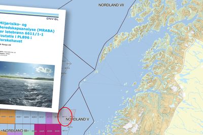 6611/1-blokken (rød ring), der Toutatis-brønnen skal bores, ligger ved inngangen til Vestfjorden I Lofoten