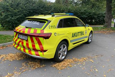 Audien er kledd i RAL 1016, den europeiske ambulansefargen. 