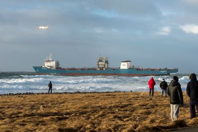 Cargoskipet Tide Carrier fikk motorstopp utenfor Rogaland i februar 2017.
